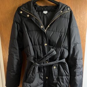 J. Crew factory belted puffer